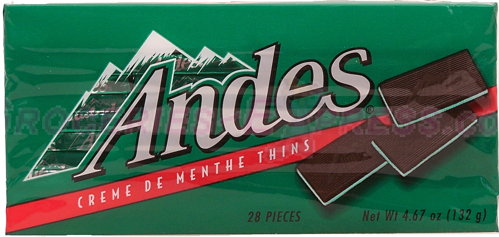 Andes  creme de menthe chocolate candy thins, 28 pieces Full-Size Picture